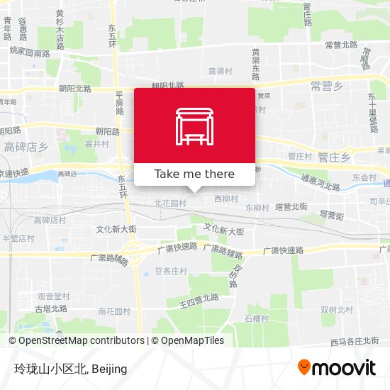 玲珑山小区北 map