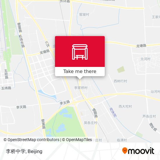 李桥中学 map