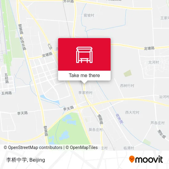 李桥中学 map