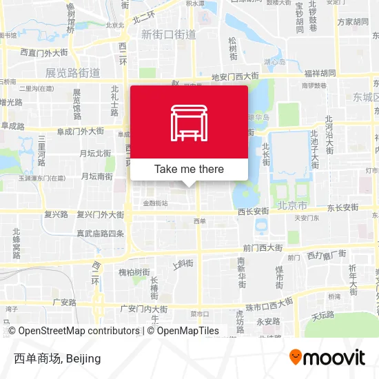 西单商场 map