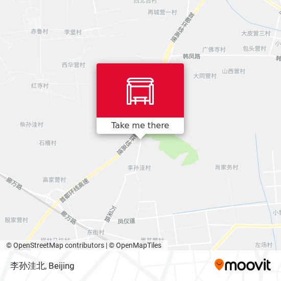 李孙洼北 map