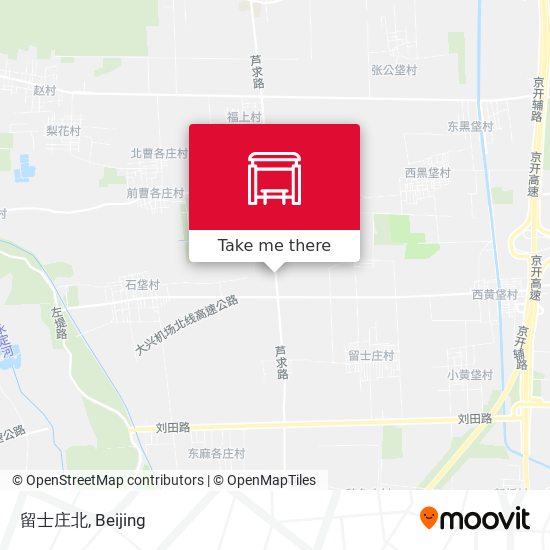 留士庄北 map