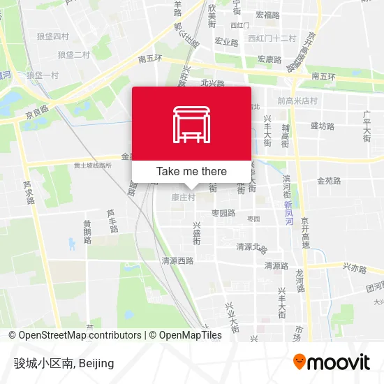骏城小区南 map