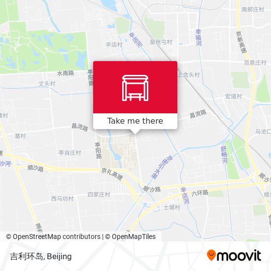 吉利环岛 map