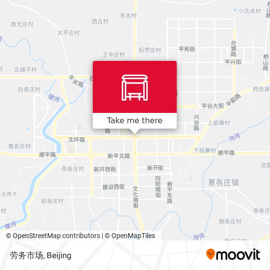 劳务市场 map