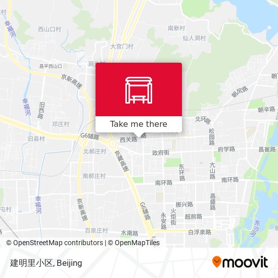 建明里小区 map