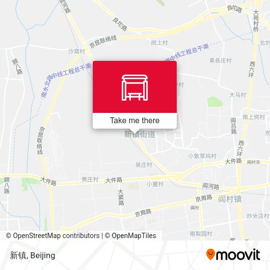 新镇 map