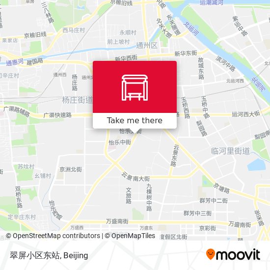 翠屏小区东站 map