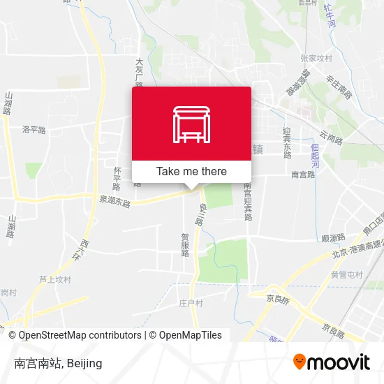 南宫南站 map