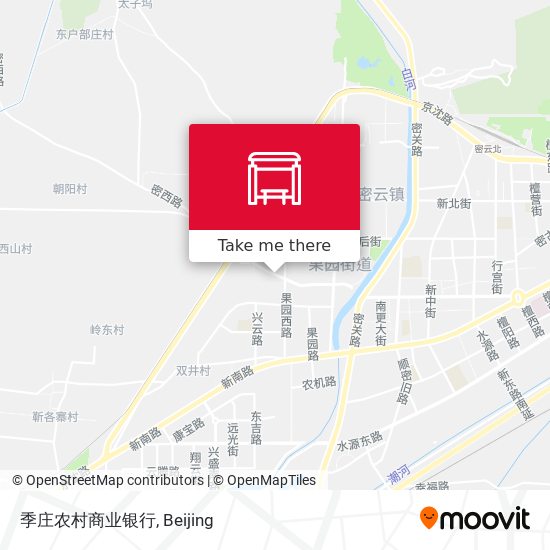 季庄农村商业银行 map