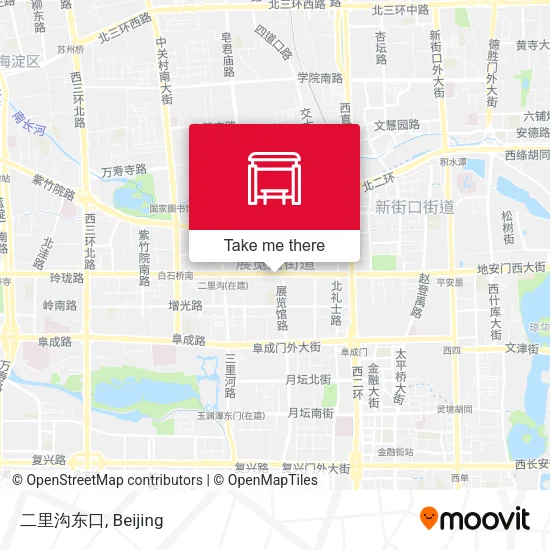二里沟东口 map