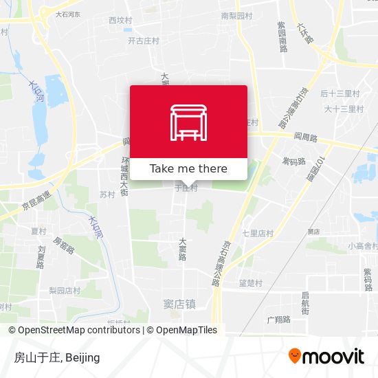 房山于庄 map