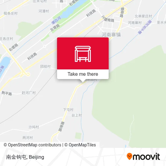 南金钩屯 map