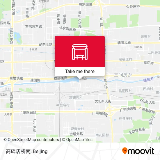 高碑店桥南 map