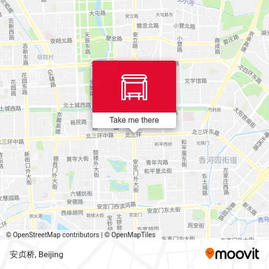 安贞桥 map