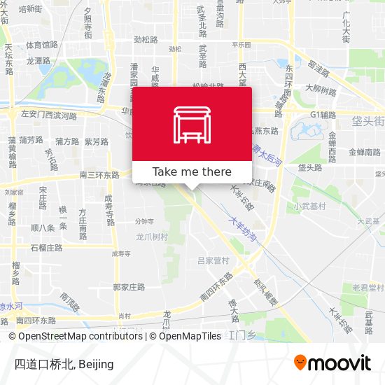 四道口桥北 map