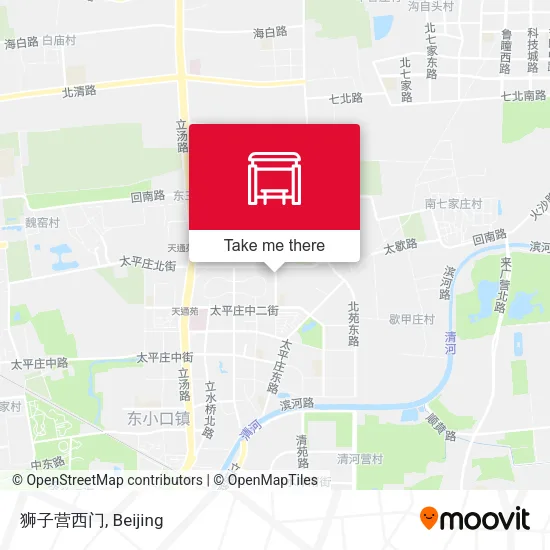 狮子营西门 map
