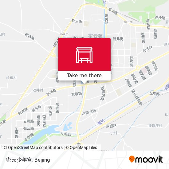 密云少年宫 map