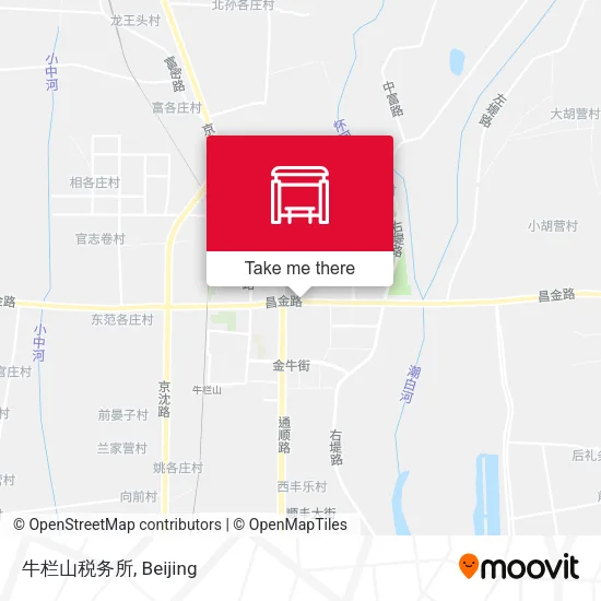 牛栏山税务所 map