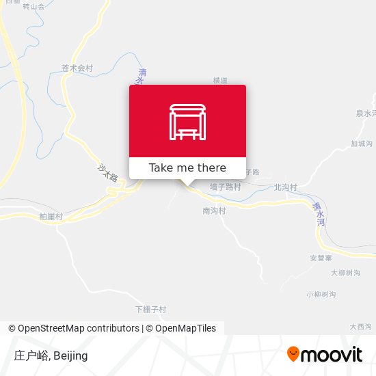 庄户峪 map