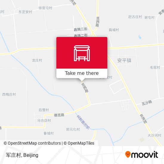 军庄村 map