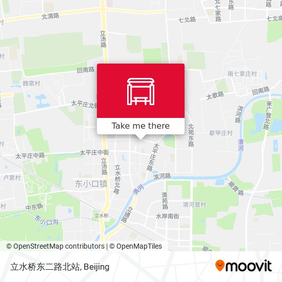 立水桥东二路北站 map