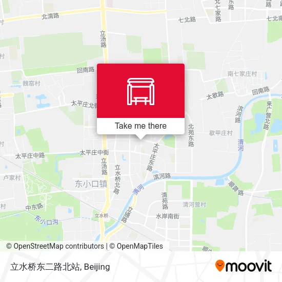 立水桥东二路北站 map