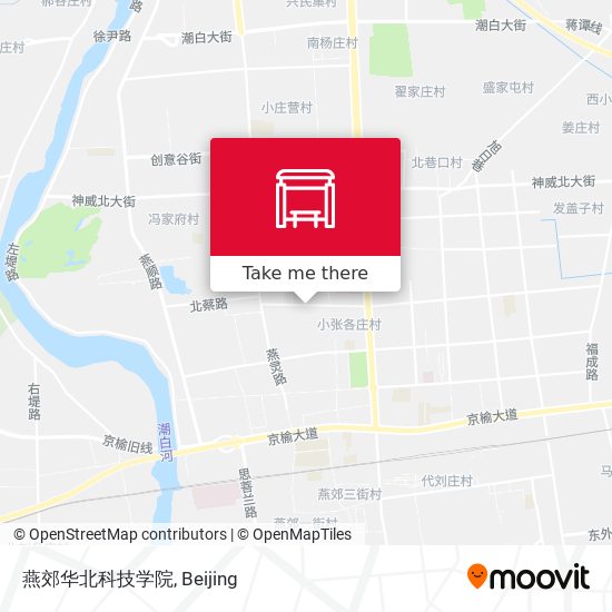 燕郊华北科技学院 map