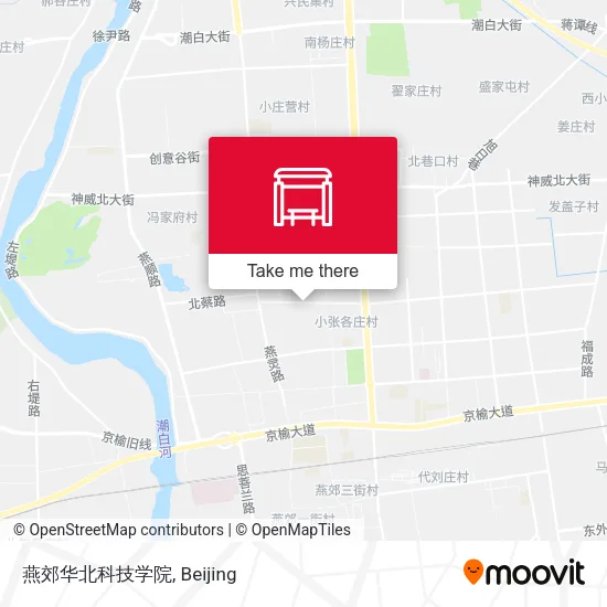 燕郊华北科技学院 map
