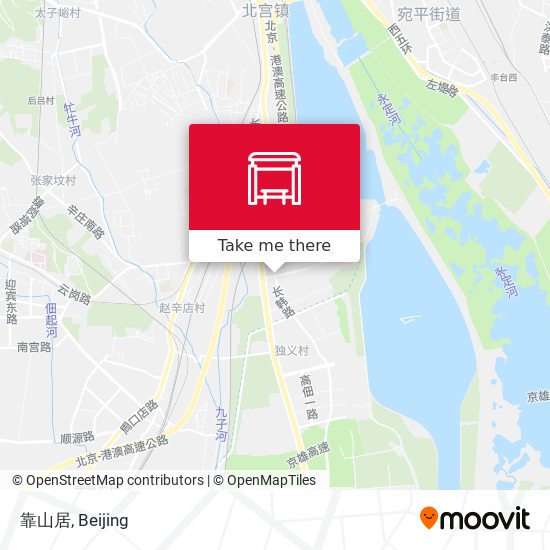 靠山居 map