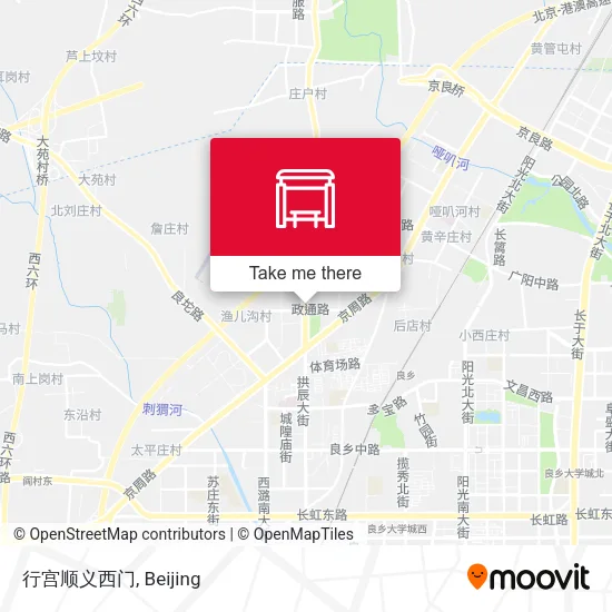 行宫顺义西门 map