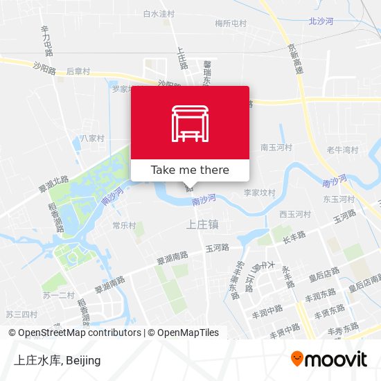 上庄水库 map