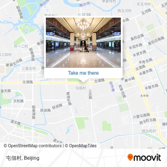屯佃村 map