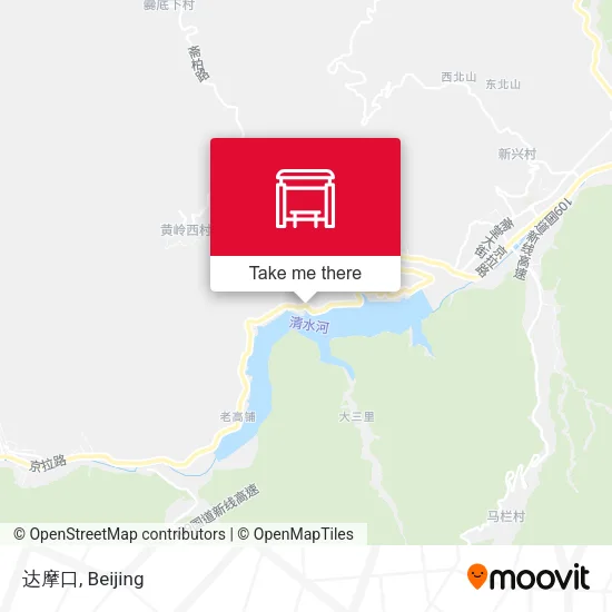 达摩口 map