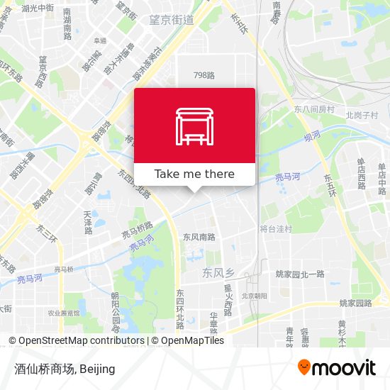 酒仙桥商场 map