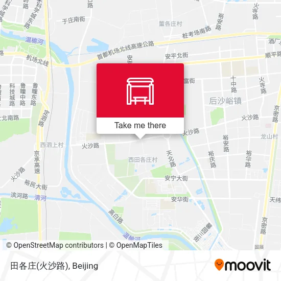 田各庄(火沙路) map