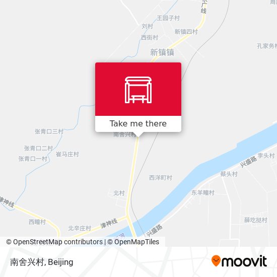 南舍兴村 map