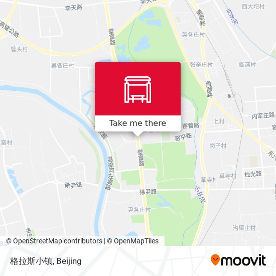 格拉斯小镇 map