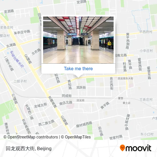 回龙观西大街 map