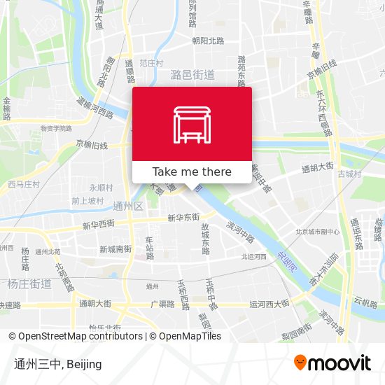 通州三中 map