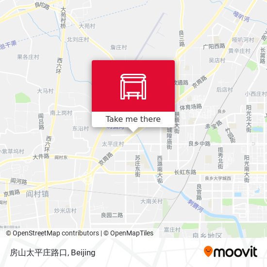 房山太平庄路口 map