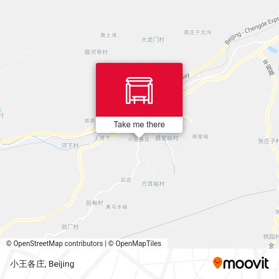 小王各庄 map