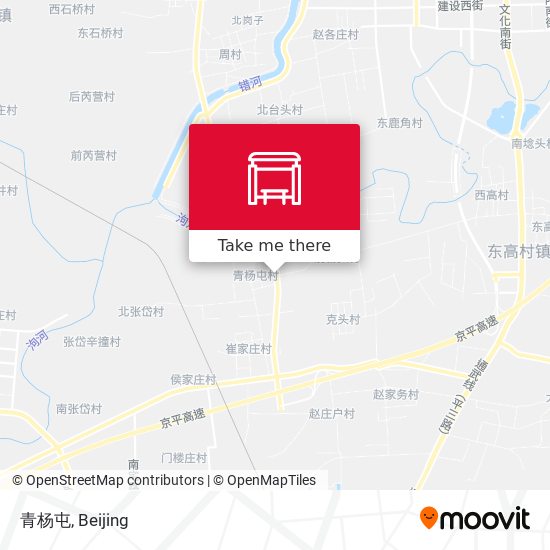 青杨屯 map