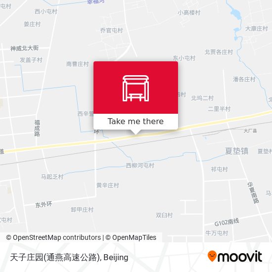 天子庄园(通燕高速公路) map