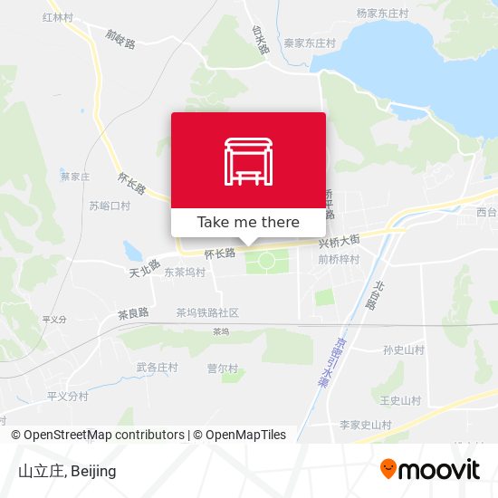 山立庄 map