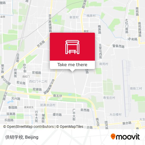 供销学校 map