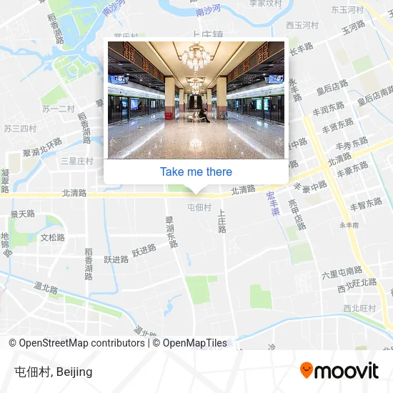 屯佃村 map