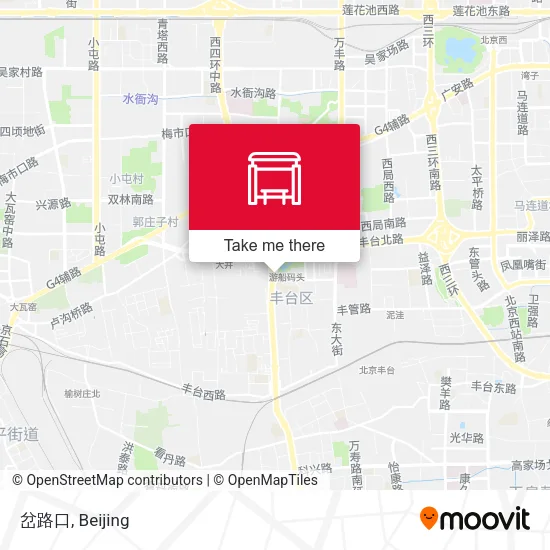岔路口 map