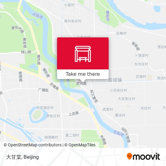 大甘棠 map