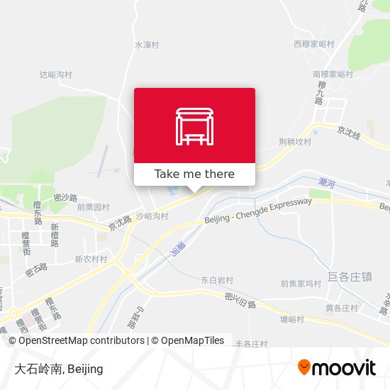 大石岭南 map